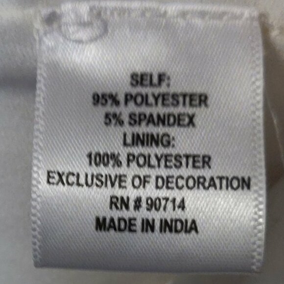 Prelude Cream Floral Statement Sleeve Top Women's size MEDIUM - Picture 5 of 7